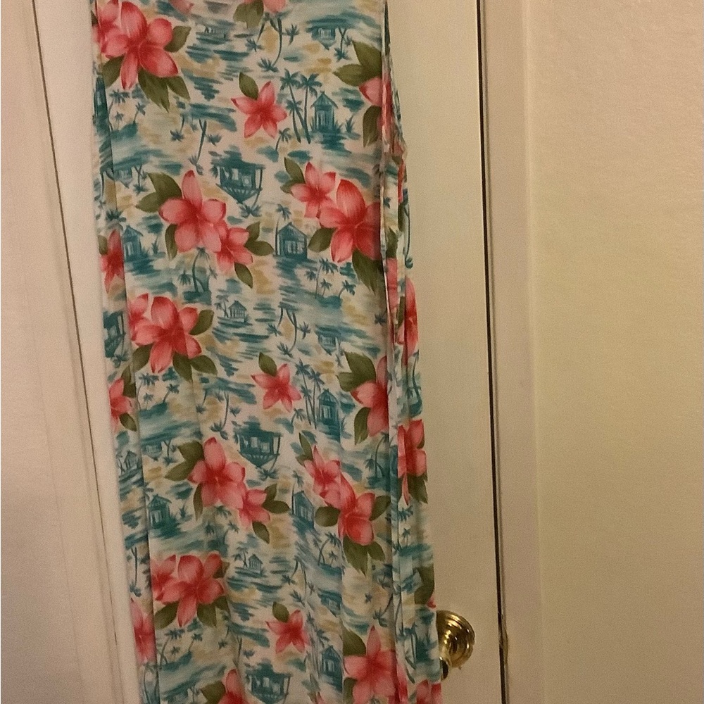 Jennifer Moore brand Hawaiian print summer dress, size Medium - Picture 2 of 4